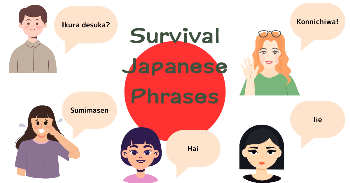 Survival Japanese Phrases Must know Travel Phrases