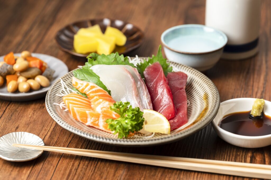 sashimi Raw fish Japanese food
日本食　刺し身